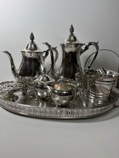 Silver Plated Tea Set With