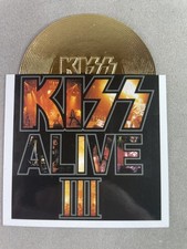Kiss alive gold record card - -,