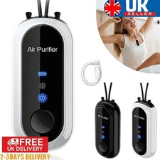 USB Mini Portable Air Purifier Necklace Wearable Personal Anion Negative Ionizer
