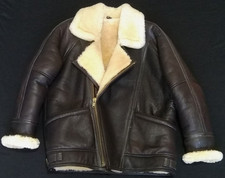 SUPERB 1960s SHEARLING AVIATOR
