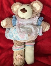 Vintage Furskins Teddy Bear 22” Cabbage Patch kids Xavier Roberts 1983 1984 Cpk 