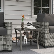 50cm Outdoor PE Rattan Coffee