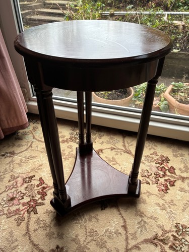 Vintage dark wood occasional - wood,