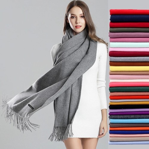 Cashmere scarf wool blend - wool,