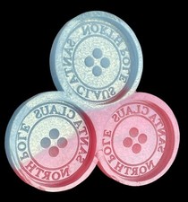 christmas Santas buttons