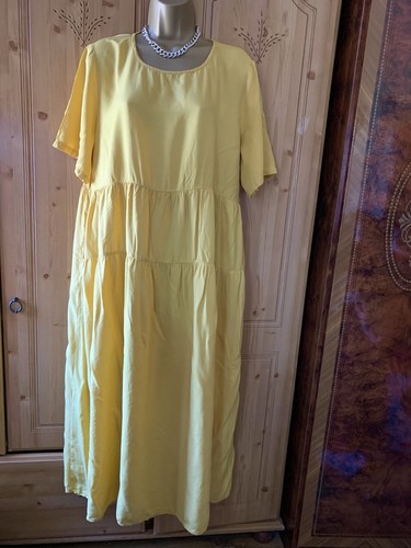Zanzea yellow long dress - zanzea, size