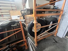 Heavy duty Double Row Tyre Storage Rack 2240*1000*780mm