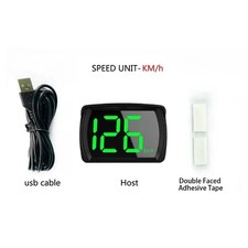 Universal Car Digital GPS Speedo Speed Gauge MPH HUD Head Up Display Speedometer