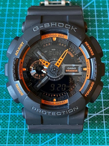 Casio shock 110ts grey - ga-110ts,