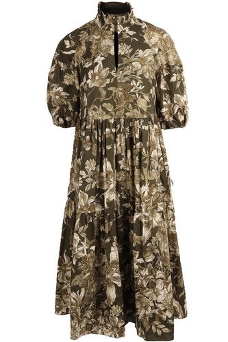 Erdem green cotton maxi dress - erdem,