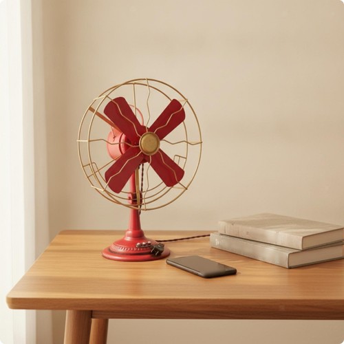 Vintage fan ornament - fan,