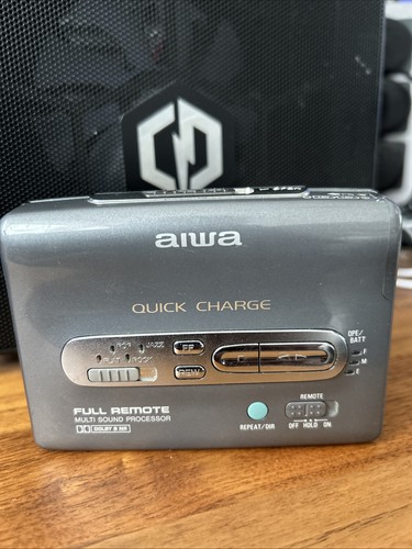 Aiwa grey walkman px547 - aiwa, walkman,
