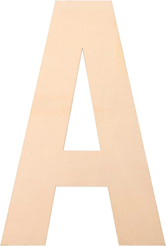 Inch wooden letters large - 12,