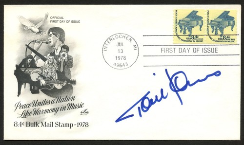 Tom jones signed autograph fdc - tom,