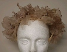 Vintage Light Brown Floral