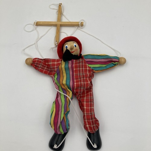 Clown marionette puppet - clown,