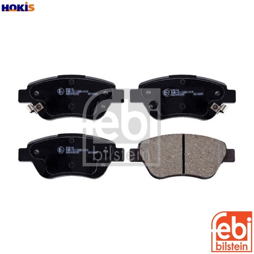 Brake pad set disc - pad, 16627