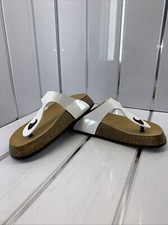 Scholl Claude Flip Flops Size 4, In Brilliant White, Absolutely Stunning