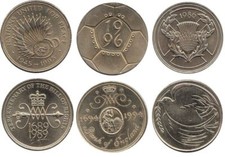 Pound coin two coins - two,