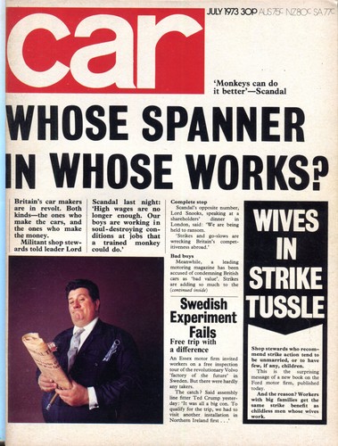 Car magazine july 1973 citroen - magazine,