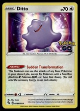 DITTO 053/078 RARE POKEMON GO