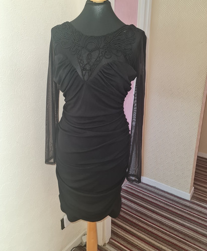 Lipsy london black lace - lipsy,