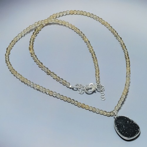 Elite druzy gemstone 925 solid - 925,