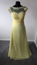 Lemon Yellow Chiffon Bridesmaid/Prom Dress 12