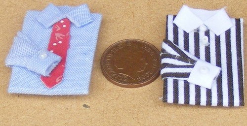 Dolls house folded shirt - house,