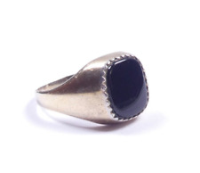 Vintage Gents Onyx Signet Ring