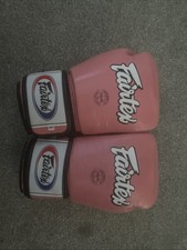 Pink 12oz fairtex thai boxing