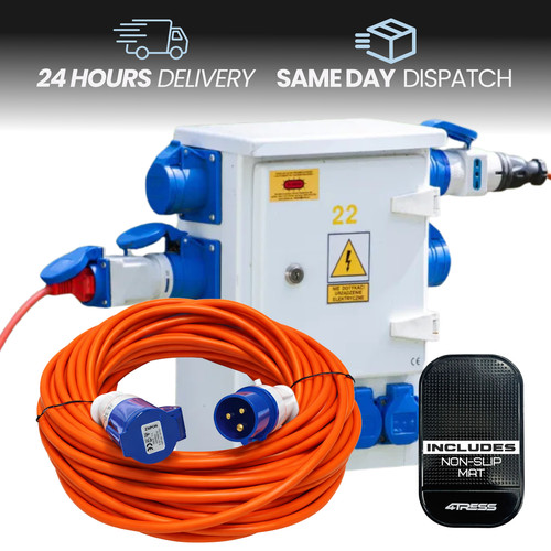 Caravan power socket - caravan, extension