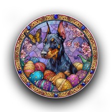 Doberman Puppy Dog Easter Eggs
