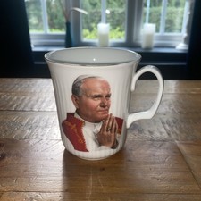 Vintage 1982 Royal Albert Visit of Pope John Paul II to the U.K. china mug