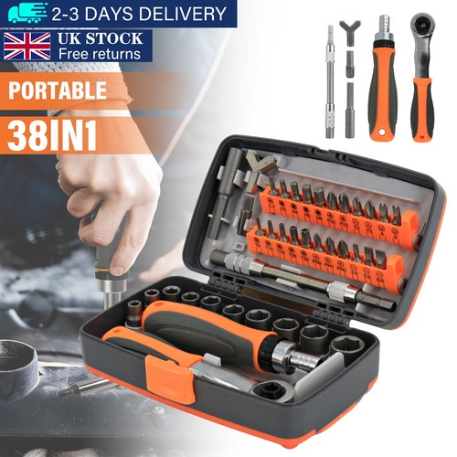 38pcs magnetic ratchet 4in - magnetic,