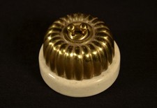 Brass ceramic victorian - &,