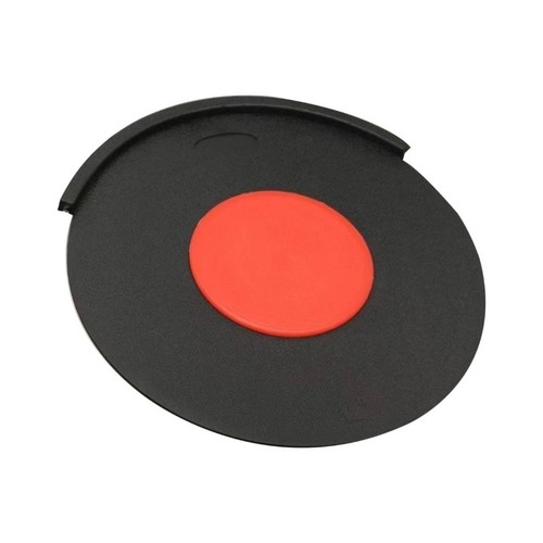 Rubber drum and cymbal - and,