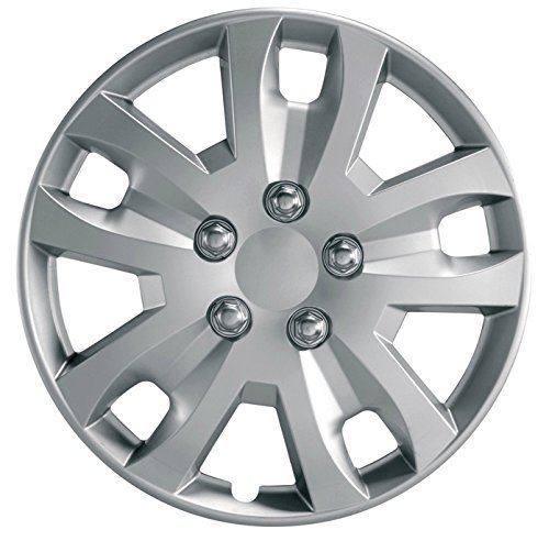 Pair silver caravan - silver, 13"