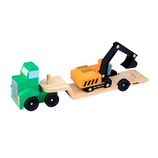 RLS Wooden Toy Car Transporter