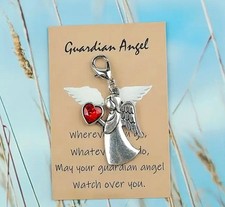 Guardian Angel Keyring Charm