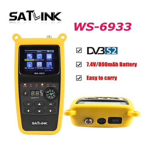 Satlink ws6933 lcd - lcd, dvb-s2
