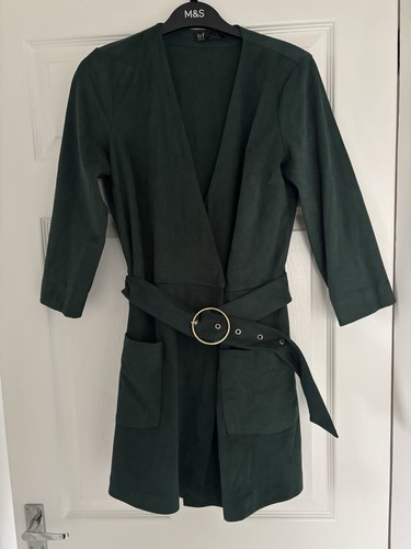 Zara green faux suede - green, playsuit
