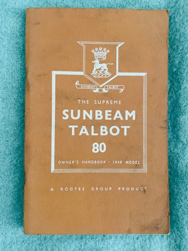 Sunbeam talbot original - talbot, 80