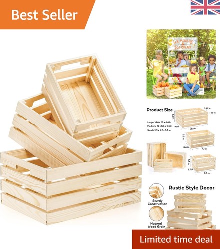 Natural pine nesting - natural, crates
