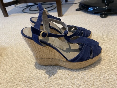 Russell bromley suede wedges - suede,