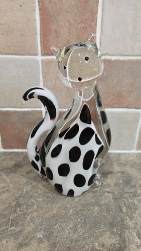 Cat figurine art - art, 9"