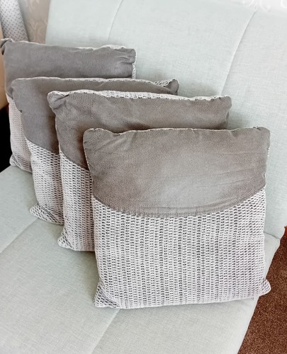 Four cushions covers 38cm - 38cm, x