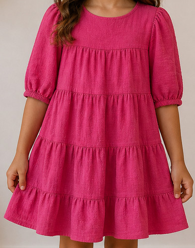 Girls pink george - girls, dress