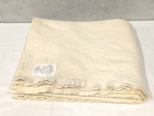Genuine British Army Vintage Wool Thick Woolen Blanket 1.7m x 1.4m - Dated 1994
