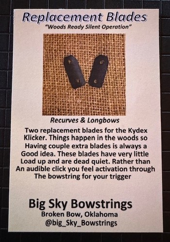 Kydex klicker replacement - klicker,